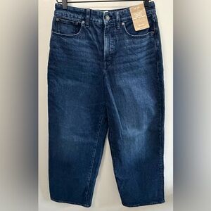 🆕 Madewell Curvy Perfect Vintage Wide-Leg Jeans 28
